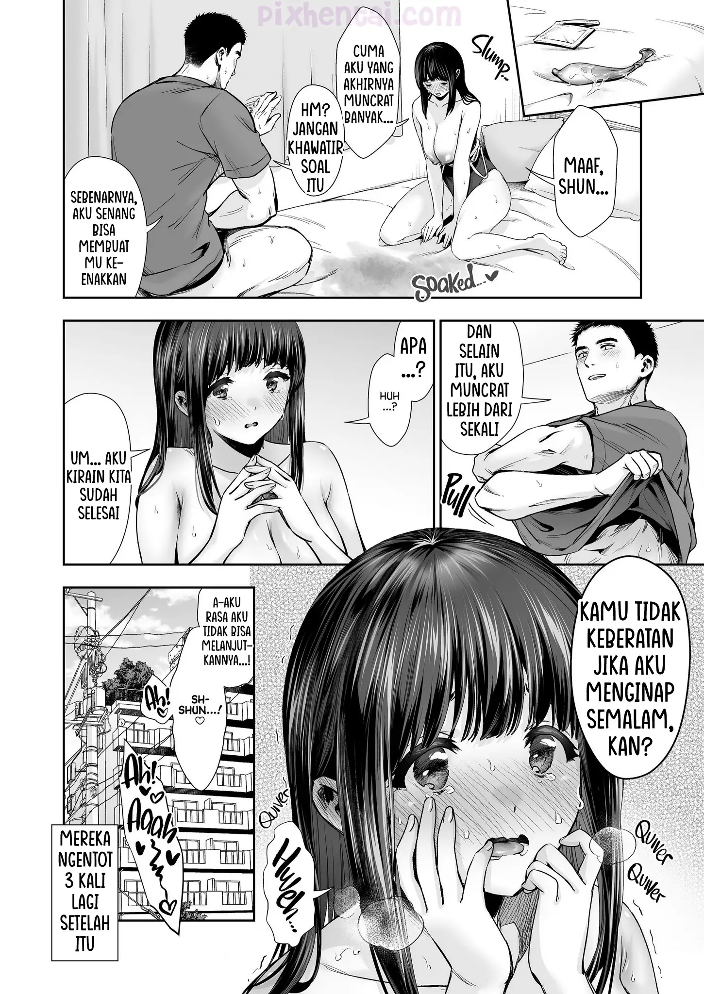 Komik hentai xxx manga sex bokep Swimsuit Sex With My Shy Girlfriend 30